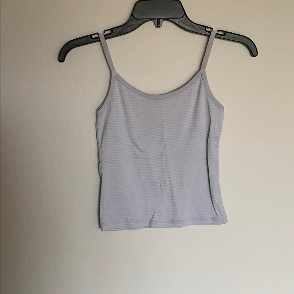 Brandy Melville purple striped tank